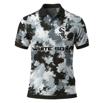 Chicago White Sox Polo Shirt Customized Pixel Camo Black Best Selling