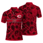 Cincinnati Reds Polo Shirt Personalized Paisley Band Red Best Selling