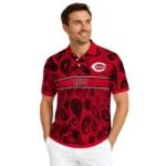 Cincinnati Reds Polo Shirt Personalized Paisley Band Red Best Selling