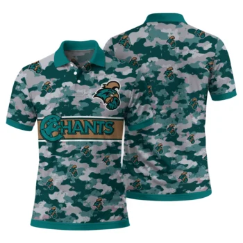 Coastal Carolina Chanticleers Polo Shirt Personalized Camo Band Green Fashion Forward