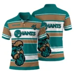 Coastal Carolina Chanticleers Polo Shirt Personalized Horizontal Blocks Green Best Selling