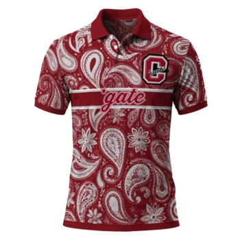 Colgate Raiders Polo Shirt Custom Paisley Band Maroon Best Selling