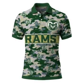 Colorado State Rams Polo Shirt Personalized Camo Band Green Best Selling