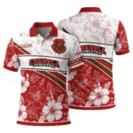 Cornell Big Red Polo Shirt Customized Floral Angles Red White Best Selling