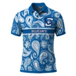 Creighton Bluejays Polo Shirt Custom Paisley Band Blue Best Selling