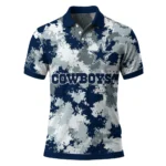 Dallas Cowboys Polo Shirt Customized Pixel Camo Blue Best Selling