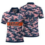 Detroit Tigers Polo Shirt Personalized Camo Band Navy Best Selling