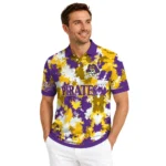 East Carolina Pirates Polo Shirt Customized Pixel Camo Purple Best Selling
