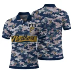 Fiu Panthers Polo Shirt Personalized Camo Band Blue Best Selling
