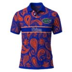 Florida Gators Polo Shirt Custom Paisley Band Blue Best Selling
