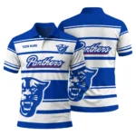Georgia State Panthers Polo Shirt Customized Horizontal Blocks Blue Best Selling
