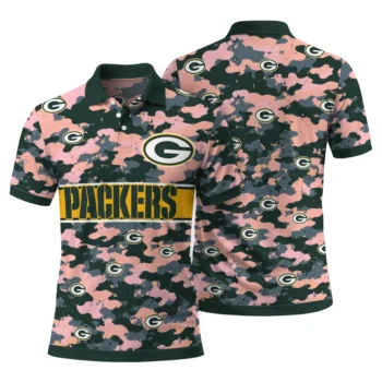 Green Bay Packers Polo Shirt Customized Camo Band Green Fashion Forward