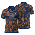 Houston Astros Polo Shirt Custom Paisley Band Blue Best Selling