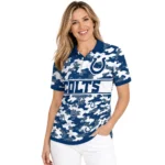 Indianapolis Colts Polo Shirt Custom Camo Band Blue Best Selling