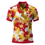 Iowa State Cyclones Polo Shirt Custom Pixel Camo Red Best Selling
