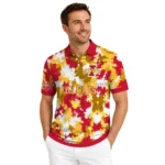 Iowa State Cyclones Polo Shirt Custom Pixel Camo Red Best Selling