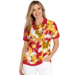 Iowa State Cyclones Polo Shirt Custom Pixel Camo Red Best Selling