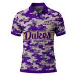 James Madison Dukes Polo Shirt Customized Camo Band Purple Best Selling