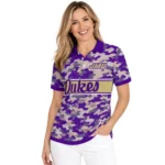 James Madison Dukes Polo Shirt Customized Camo Band Purple Best Selling