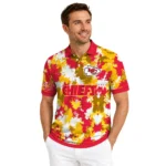 Kansas City Chiefs Polo Shirt Personalized Pixel Camo Red Best Selling