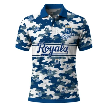 Kansas City Royals Polo Shirt Customized Camo Band Royal Blue Best Selling