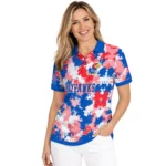 Kansas Jayhawks Polo Shirt Personalized Pixel Camo Blue Best Selling
