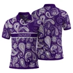 Kansas State Wildcats Polo Shirt Customized Paisley Band Purple Best Selling