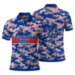 La Tech Polo Shirt Personalized Camo Band Blue Best Selling