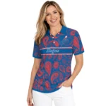 Los Angeles Dodgers Polo Shirt Custom Paisley Band Blue Best Selling