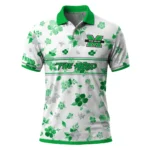Marshall Thundering Herd Polo Shirt Custom Floral Pinstripe Green White Best Selling