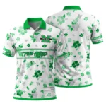Marshall Thundering Herd Polo Shirt Custom Floral Pinstripe Green White Best Selling