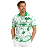 Marshall Thundering Herd Polo Shirt Custom Floral Pinstripe Green White Best Selling