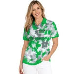 Marshall Thundering Herd Polo Shirt Custom Pixel Camo Green Best Selling