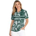 Michigan State Spartans Polo Shirt Personalized Paisley Band Green Best Selling