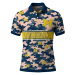 Michigan Wolverines Polo Shirt Custom Camo Band Blue Best Selling