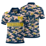 Michigan Wolverines Polo Shirt Custom Camo Band Blue Best Selling