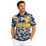 Michigan Wolverines Polo Shirt Custom Camo Band Blue Best Selling