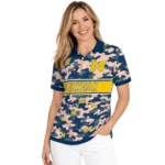 Michigan Wolverines Polo Shirt Custom Camo Band Blue Best Selling