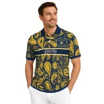 Milwaukee Brewers Polo Shirt Personalized Paisley Band Navy Blue Best Selling