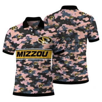 Missouri Tigers Polo Shirt Personalized Camo Band Black Fashion Forward