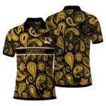 Missouri Tigers Polo Shirt Personalized Paisley Band Black Best Selling