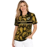 Missouri Tigers Polo Shirt Personalized Paisley Band Black Best Selling