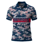 New England Patriots Polo Shirt Personalized Camo Band Blue Best Selling