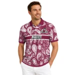 New Mexico State Aggies Polo Shirt Personalized Paisley Band Crimson Best Selling
