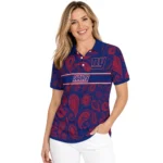 New York Giants Polo Shirt Customized Paisley Band Blue Best Selling