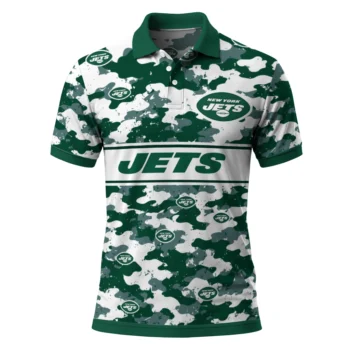 New York Jets Polo Shirt Personalized Camo Band Green Best Selling