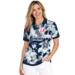 New York Yankees Polo Shirt Personalized Pixel Camo Navy Best Selling