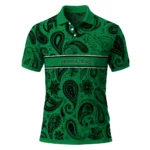North Texas Mean Green Polo Shirt Personalized Paisley Band Green Best Selling