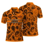 Oklahoma State Cowboys Polo Shirt Customized Paisley Band Orange Best Selling