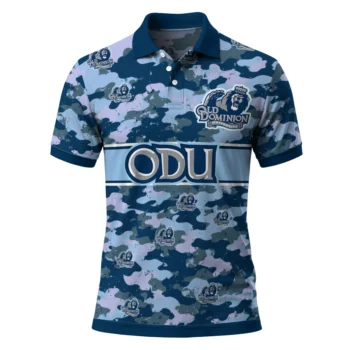 Old Dominion Monarchs Polo Shirt Personalized Camo Band Blue Best Selling